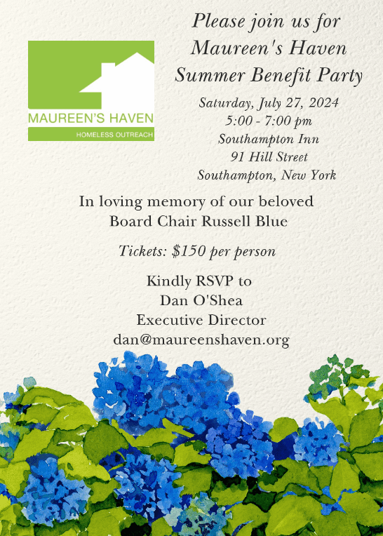 Maureen's Haven Summer Benefit Party Tickets Maureen's Haven Homeless