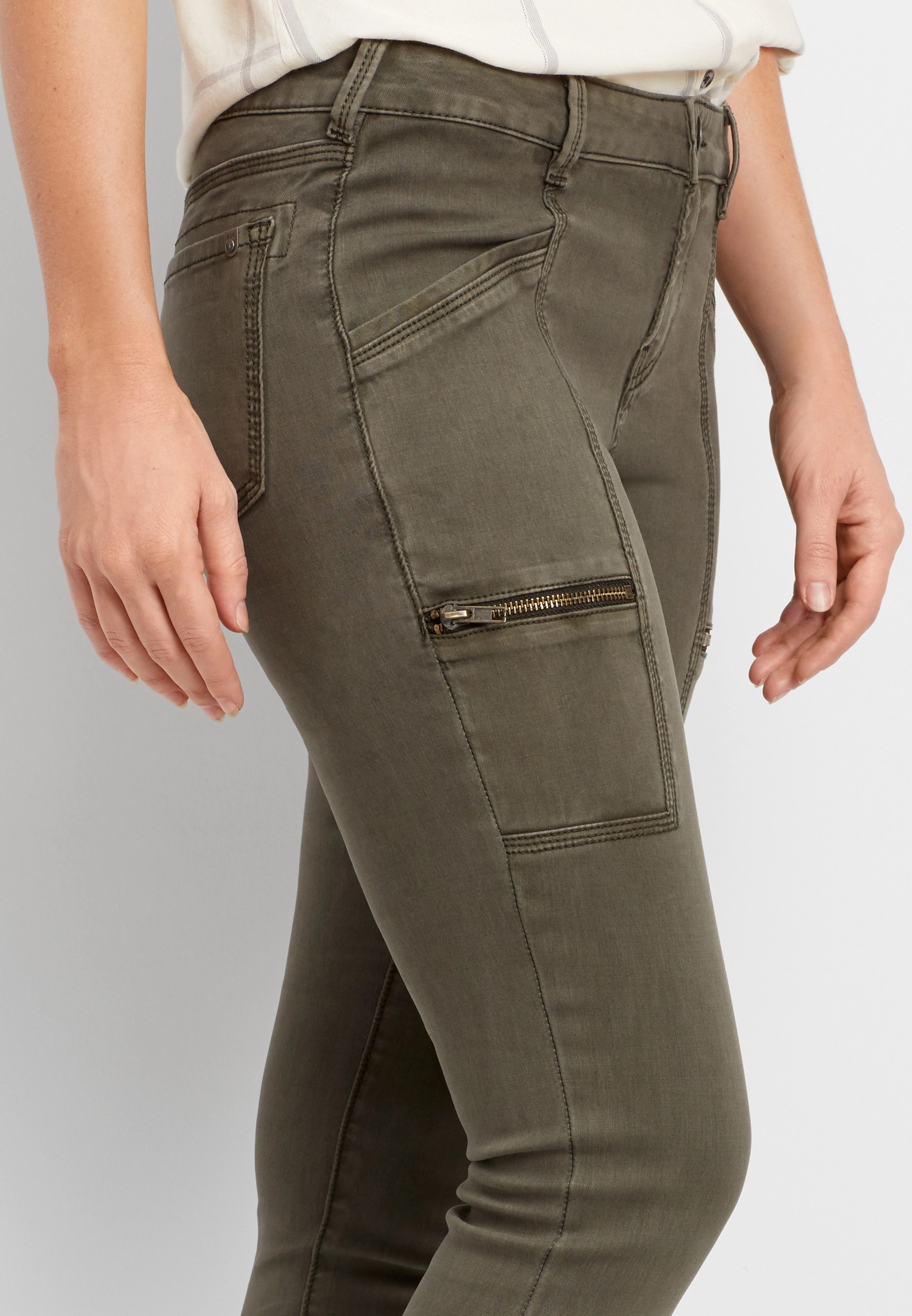 Silver Jeans Co.® Aiko skinny cargo jeans maurices