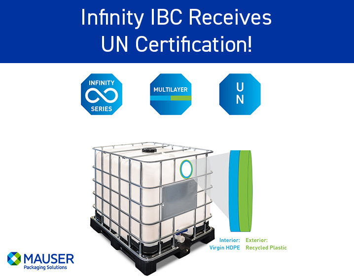 Mauser Packaging Solutions Expands Infinity Series with UNRated IBC