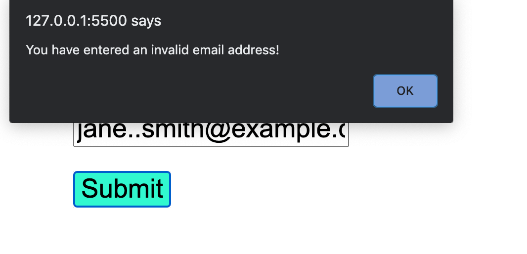 How to validate Email addresses in a Mautic form using JavaScript