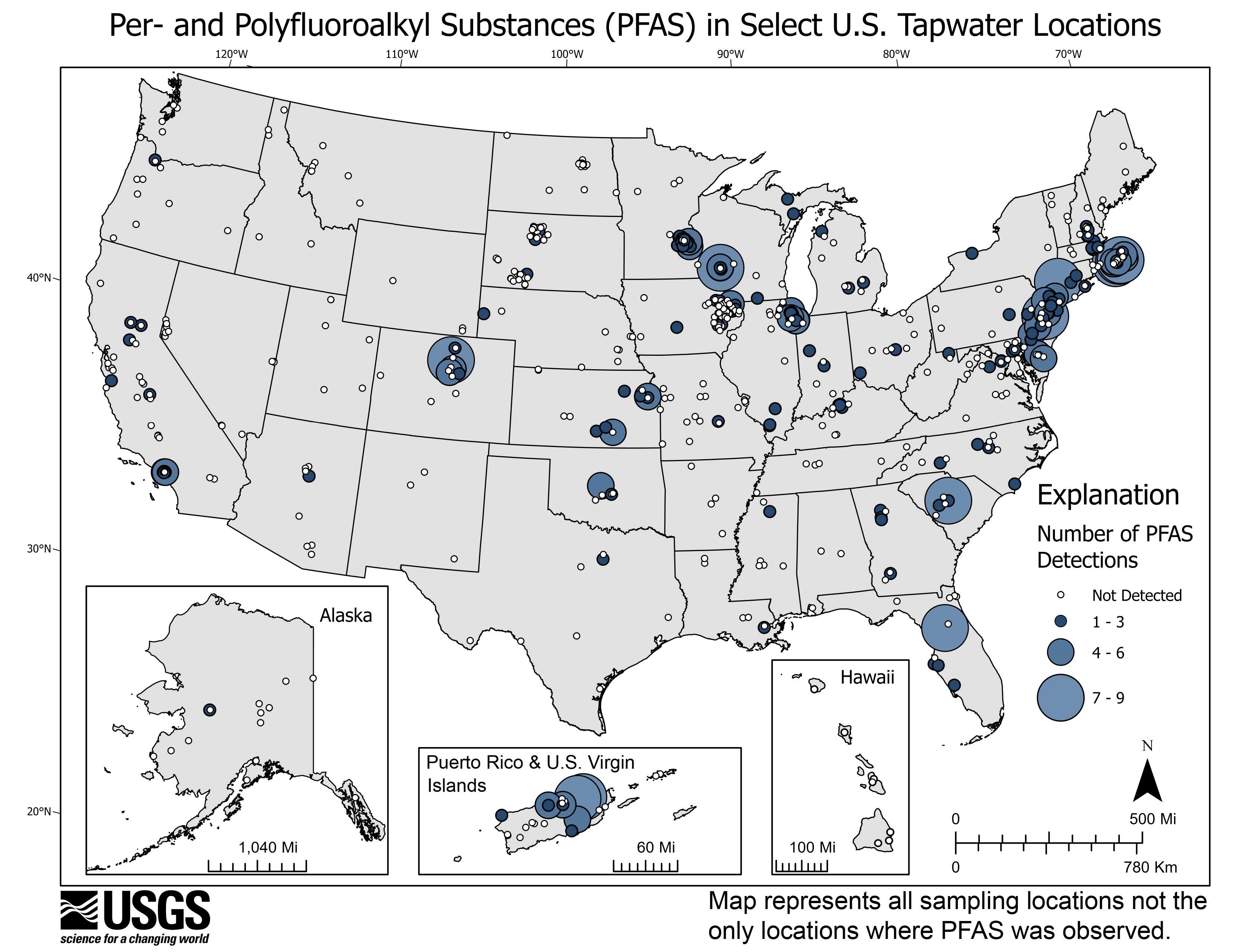 USGS Tap water study detects PFAS ‘forever chemicals’ across the US MAVEN'S NOTEBOOK