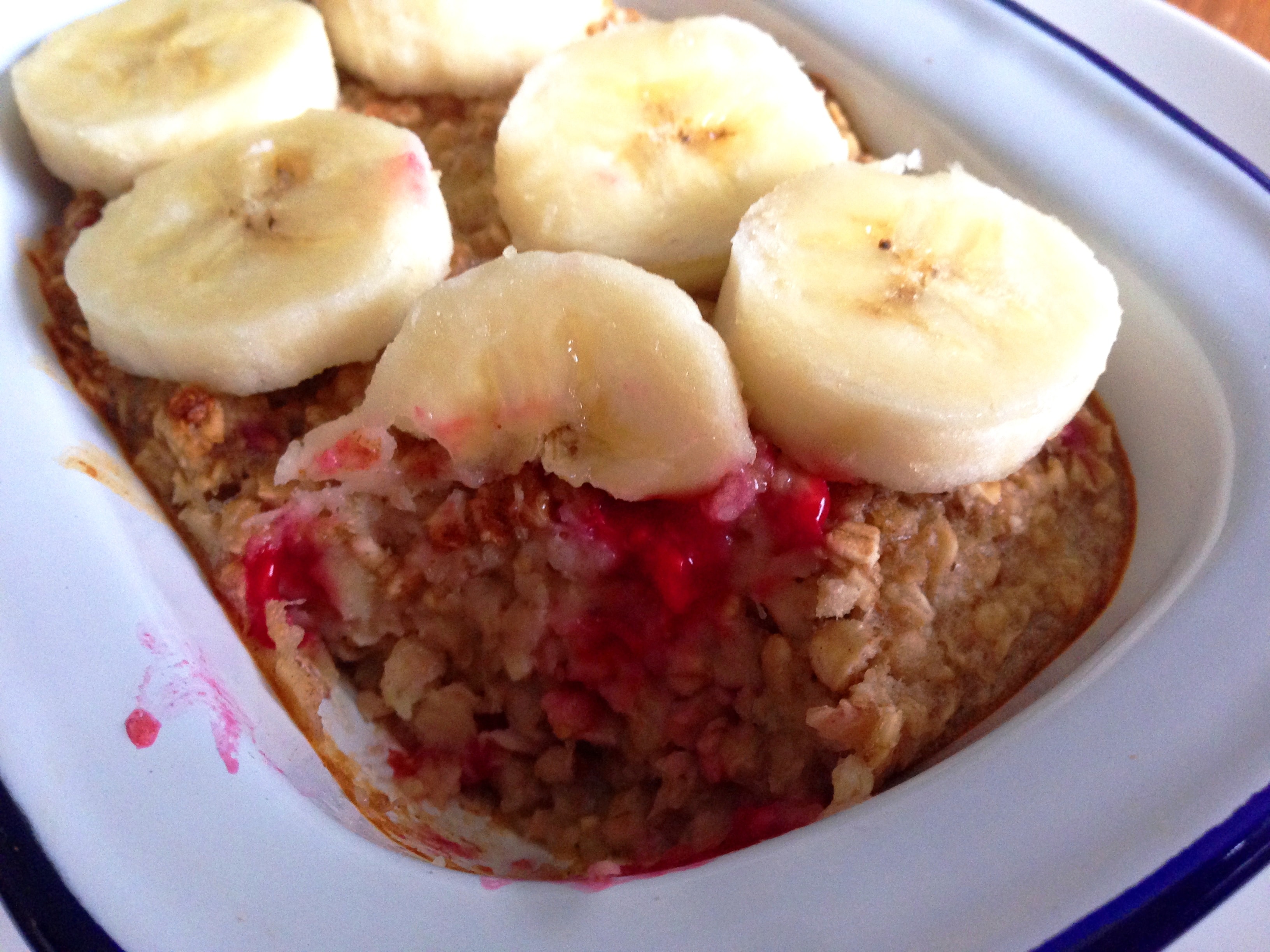 Baked Porridge For One! Maverick Baking