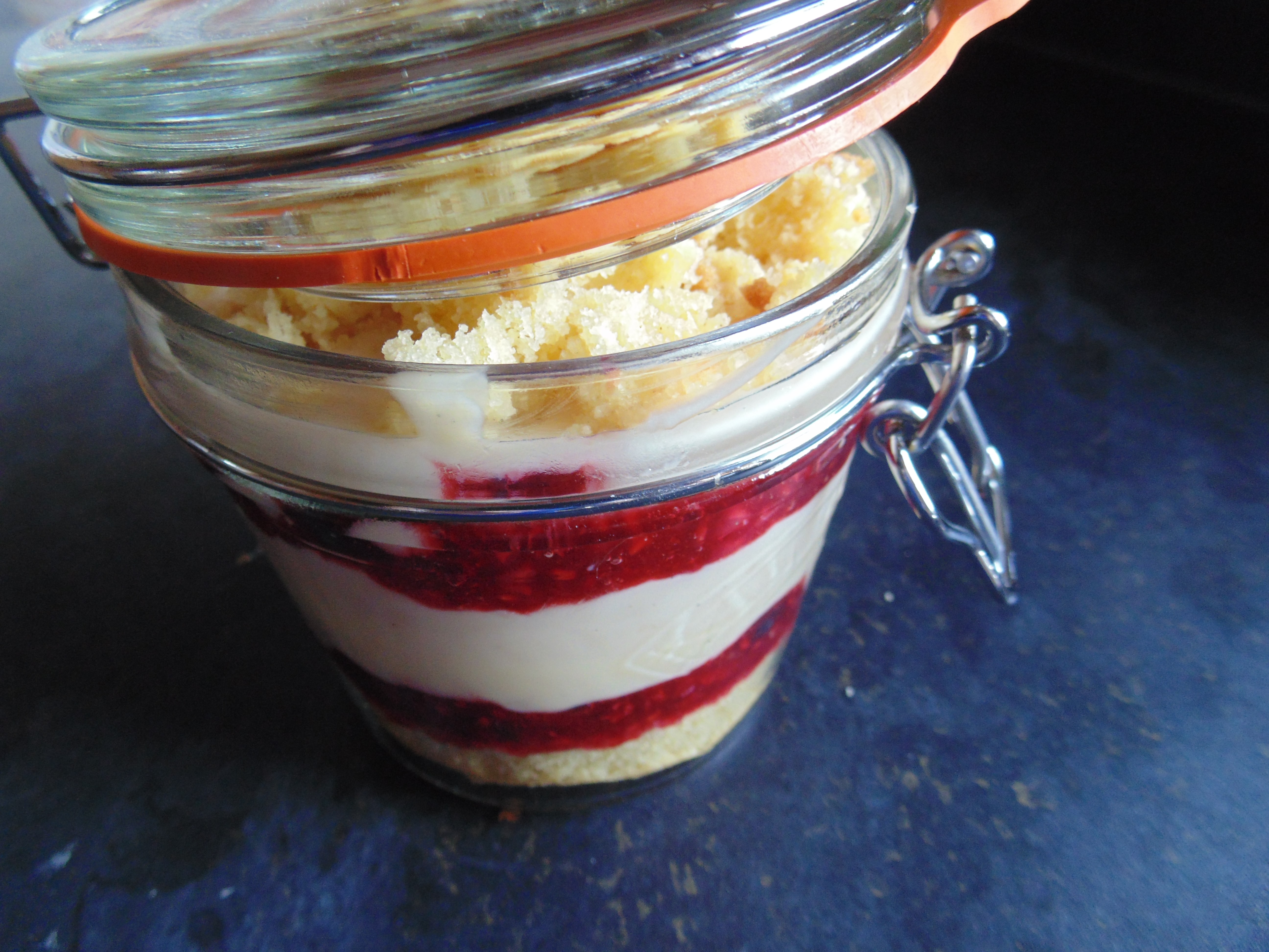 Berry Trifle in a Jar Maverick Baking