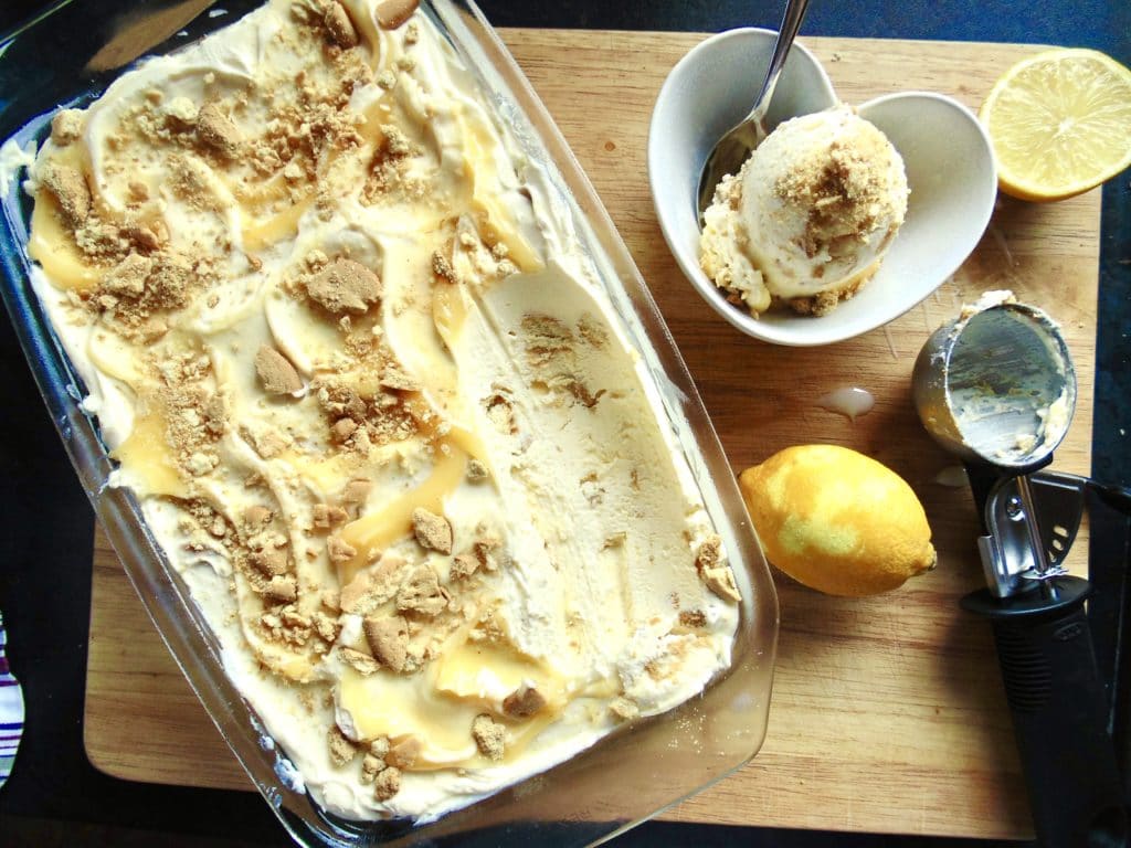 Easy Lemon Cheesecake Ice Cream! Maverick Baking