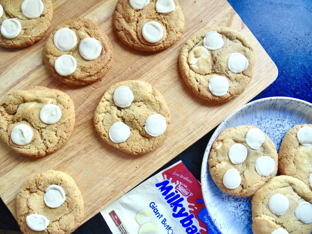 Milky Bar Cookies Maverick Baking