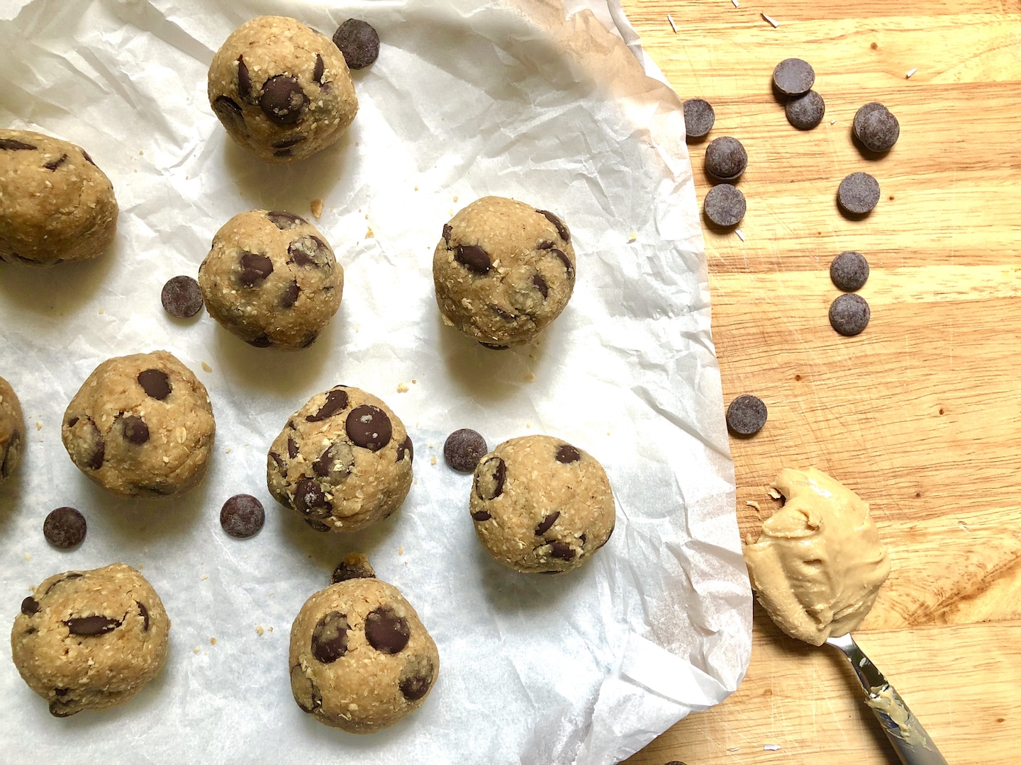 healthy peanut butter cookie dough bites Maverick Baking
