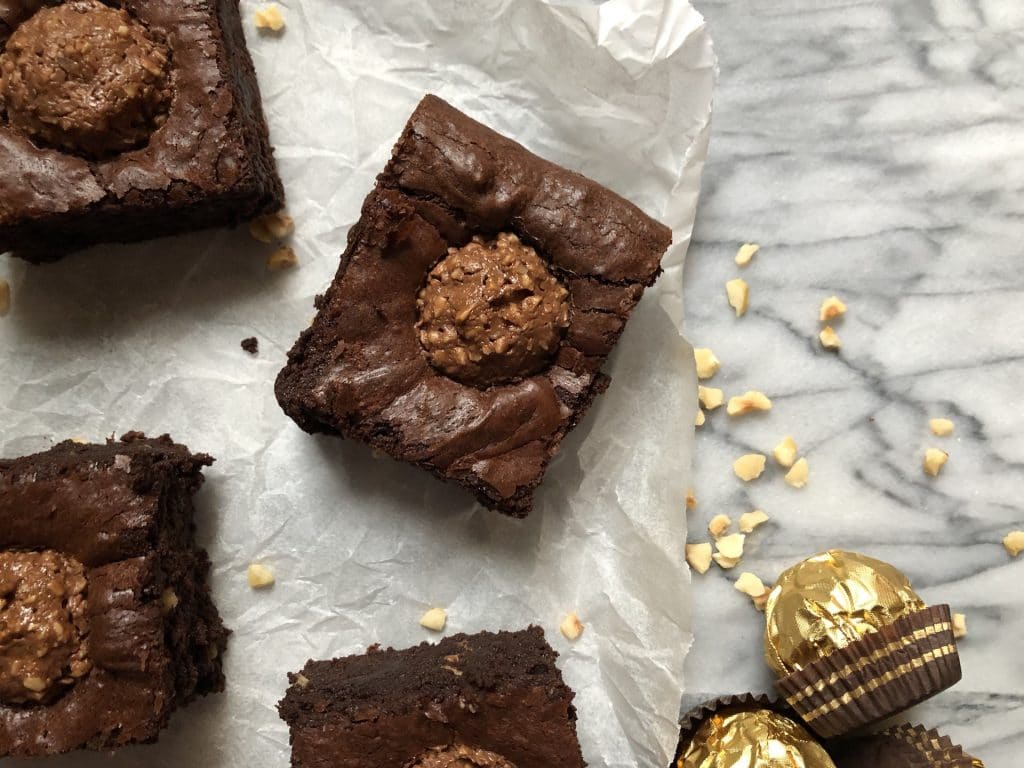 Ferrero Rocher Brownies Maverick Baking