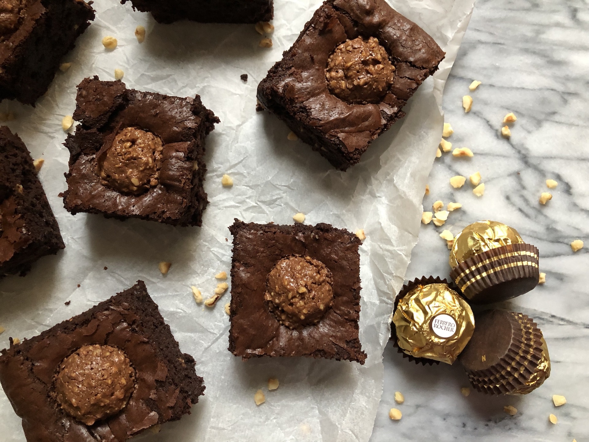 Ferrero Rocher Brownies Maverick Baking