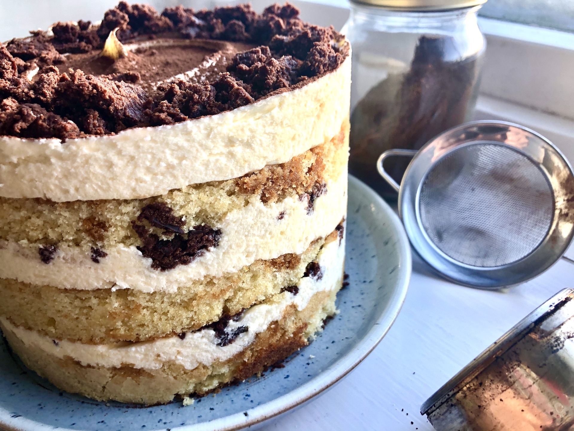 Tiramisu Layer Cake Maverick Baking