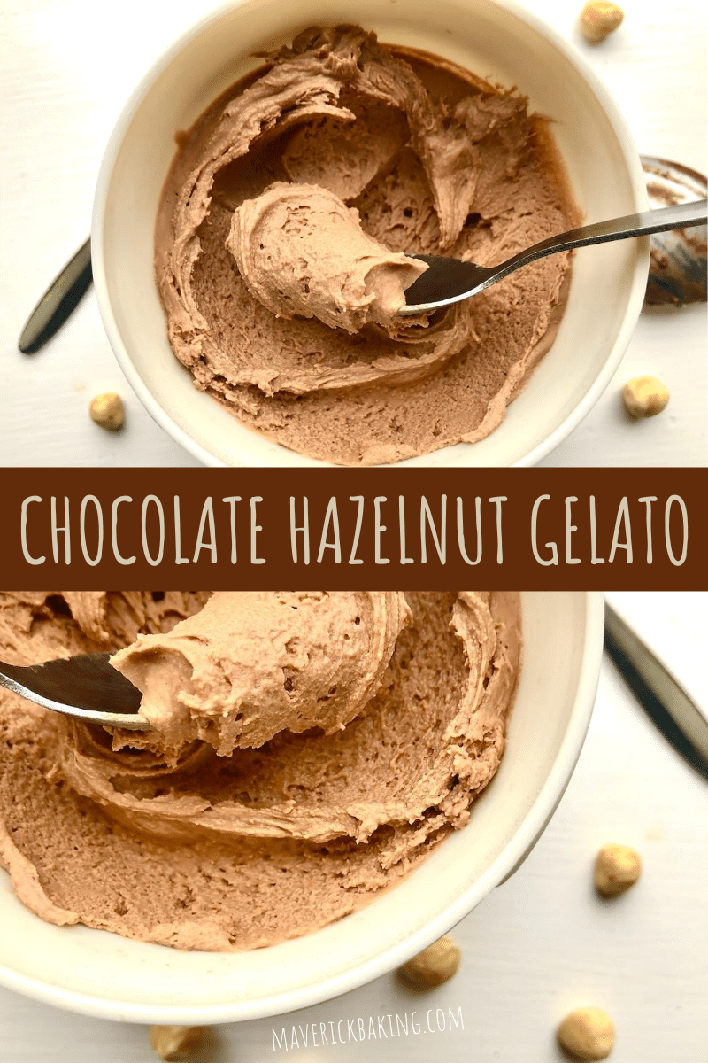 chocolate hazelnut gelato Maverick Baking