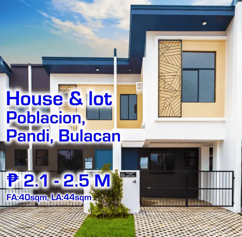 Poblacion Pandi Bulacan House and Lot For Sale (P 2 6 M) Mávida Place