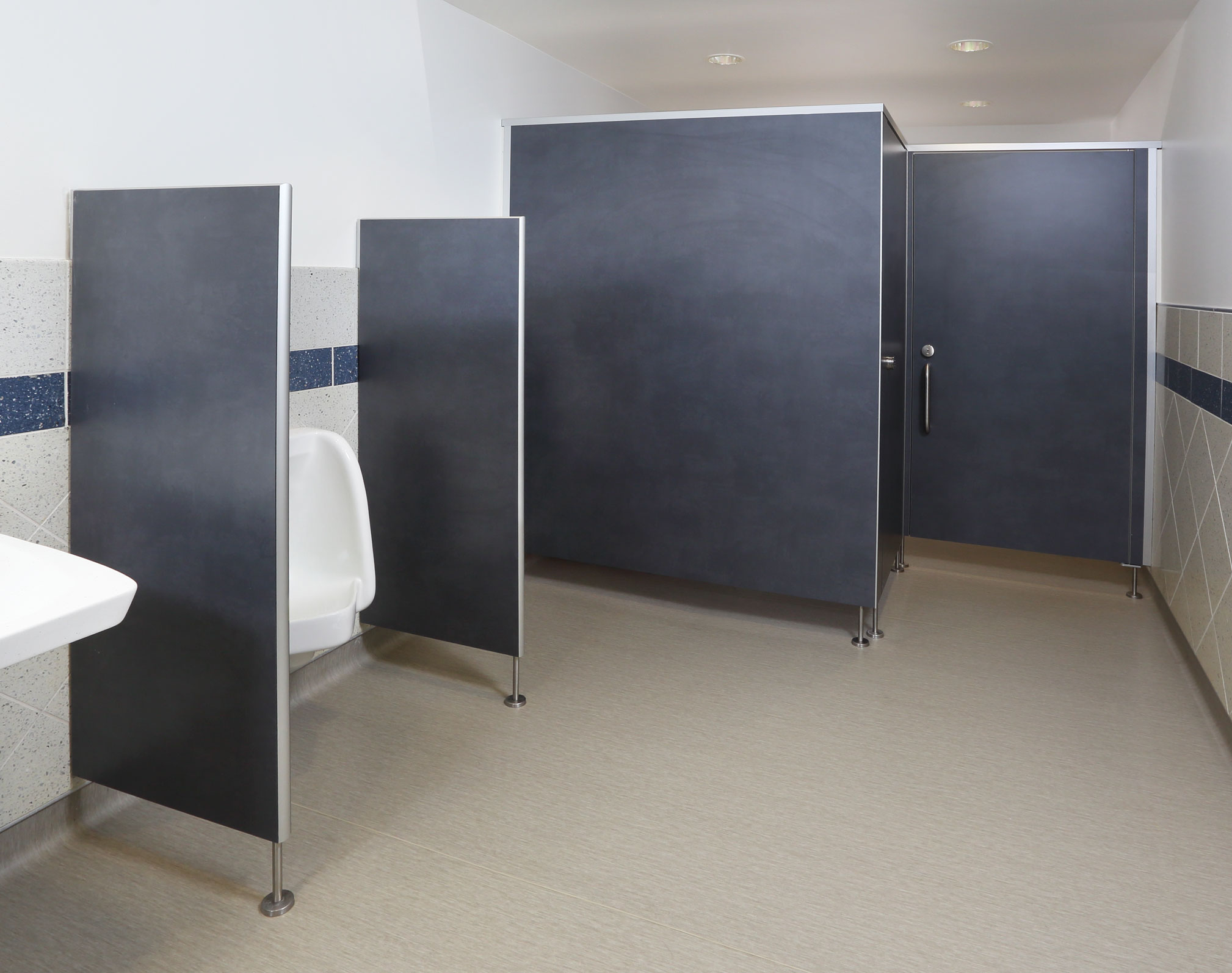 Bradley Euro Style Bathroom Partitions Loft Series Mavi New York