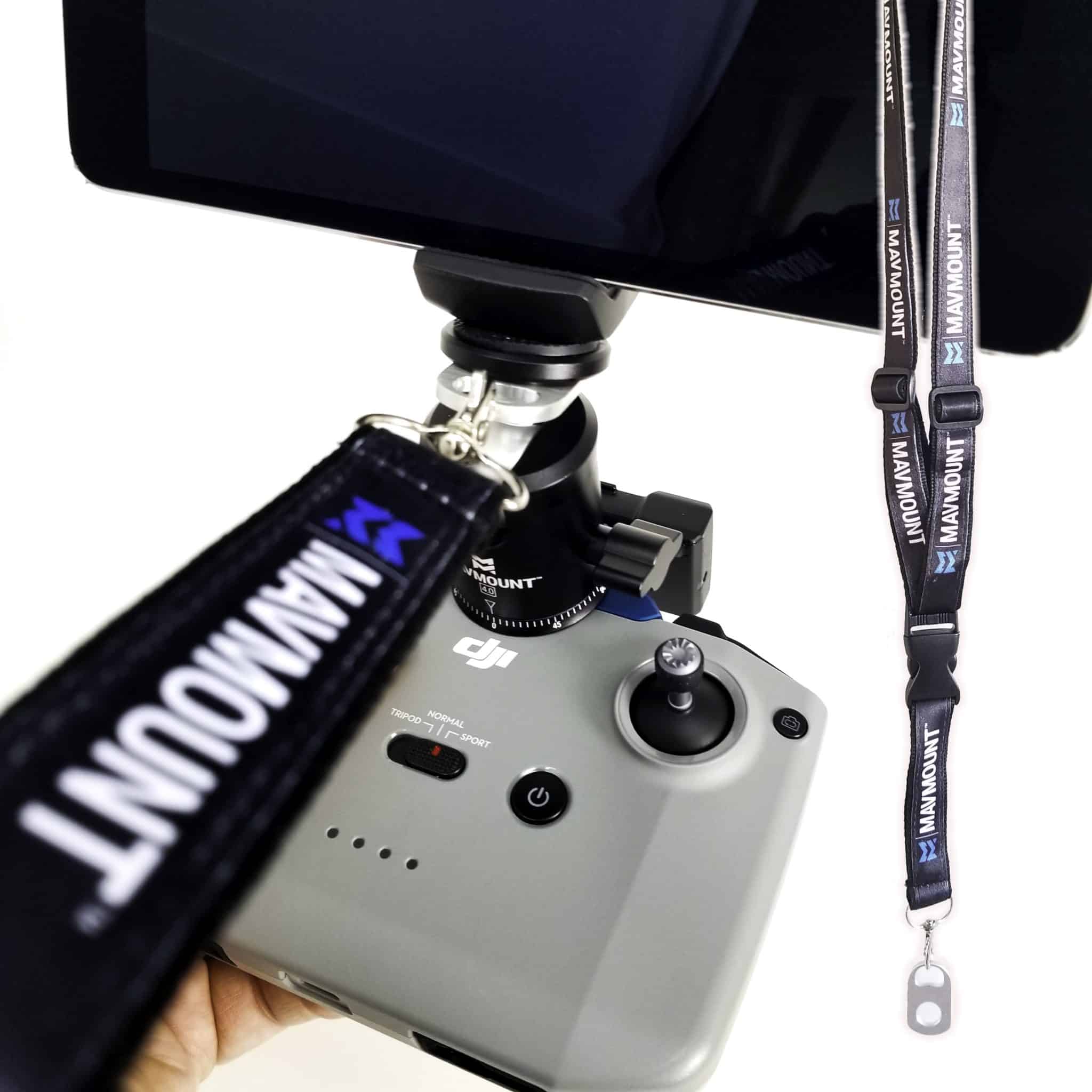 Lanyard attachment clip with Easy Disconnect Lanyard Mavmount brand