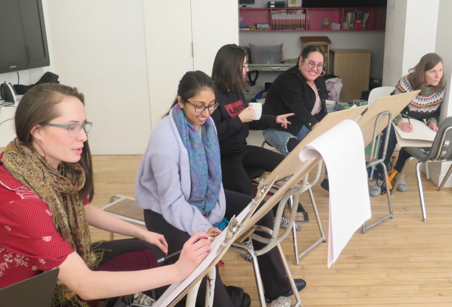 Feminist Figure Drawing Mentoring Artists for Women's Art