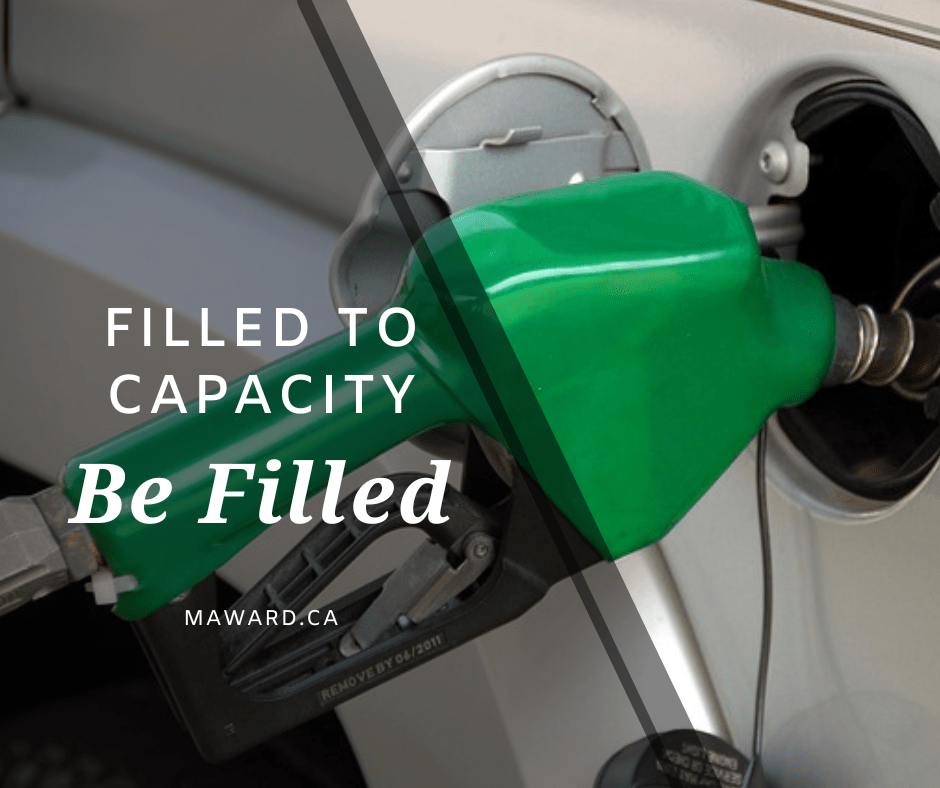 Be Filled Fill My Fuel Tank, Please! Maryann Ward