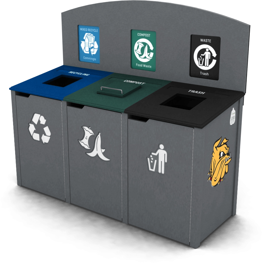 Top or Front Load Waste & Recycling Bins Oxford Collection MaxR