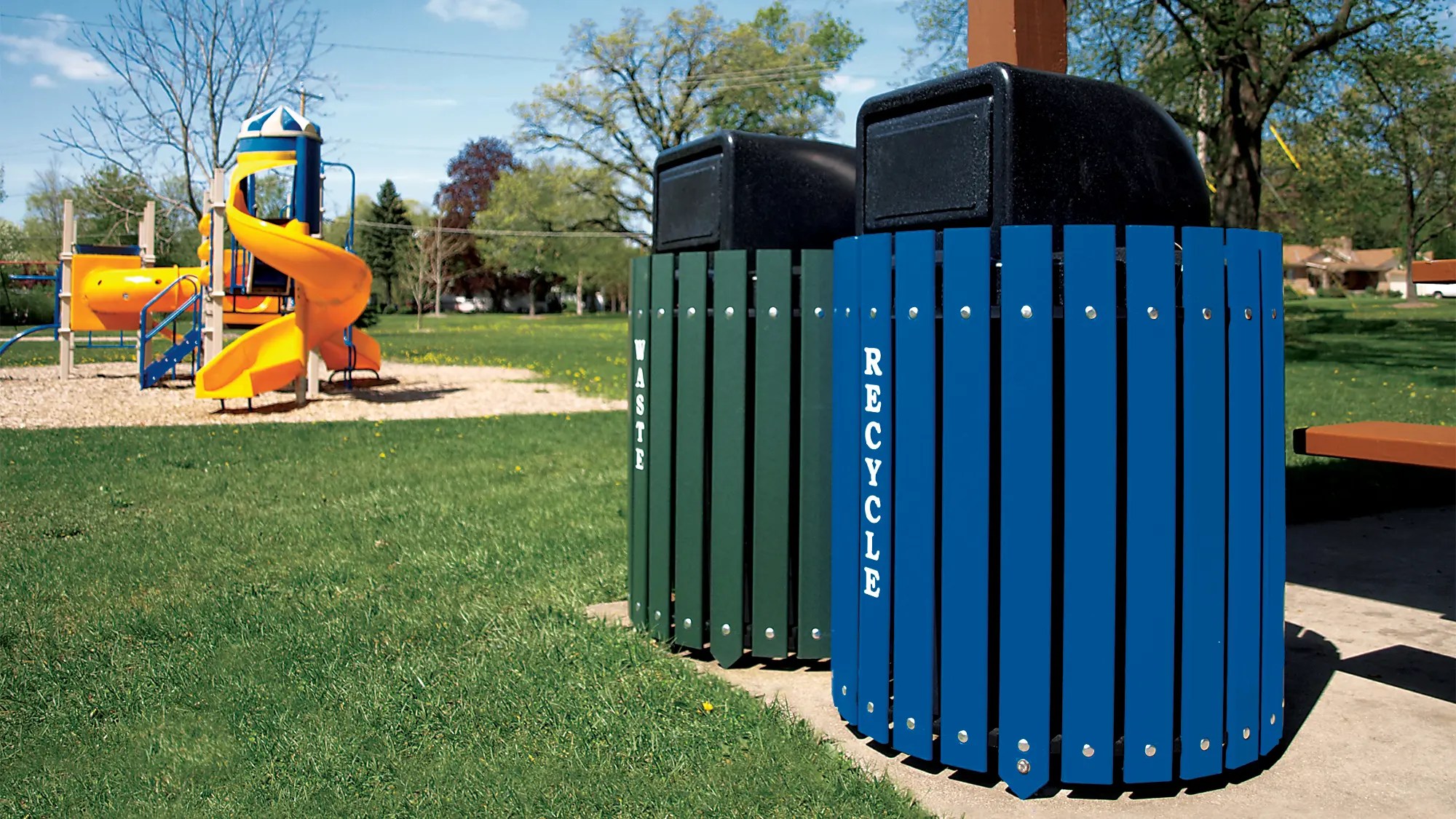 Round Waste & Recycling Bins Infinity Bins MaxR