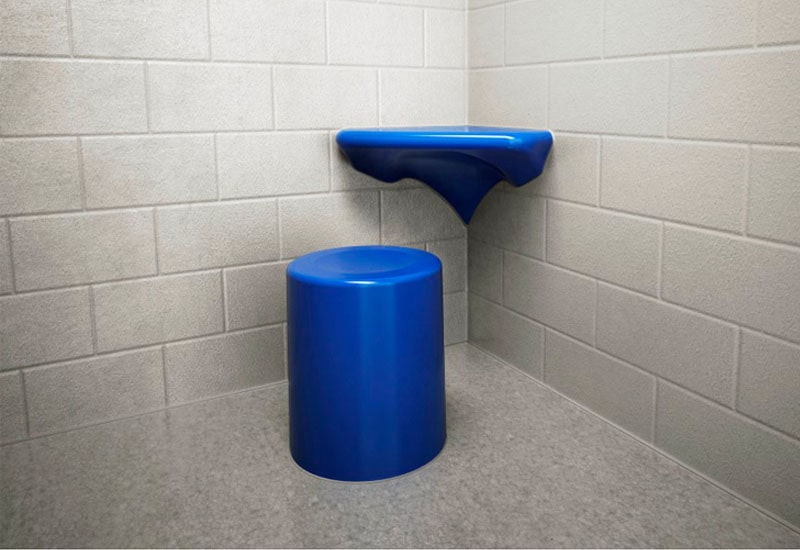 Round Stool Jail Furniture, Prison Furniture MaxSecure