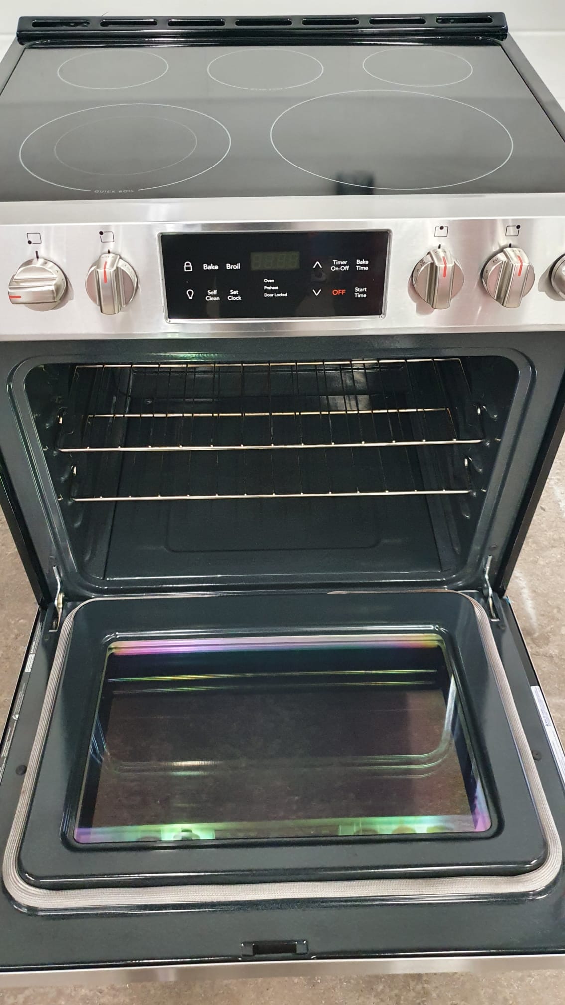 Order Your Used Less Than 1 Year Frigidaire Electric Slide In stove