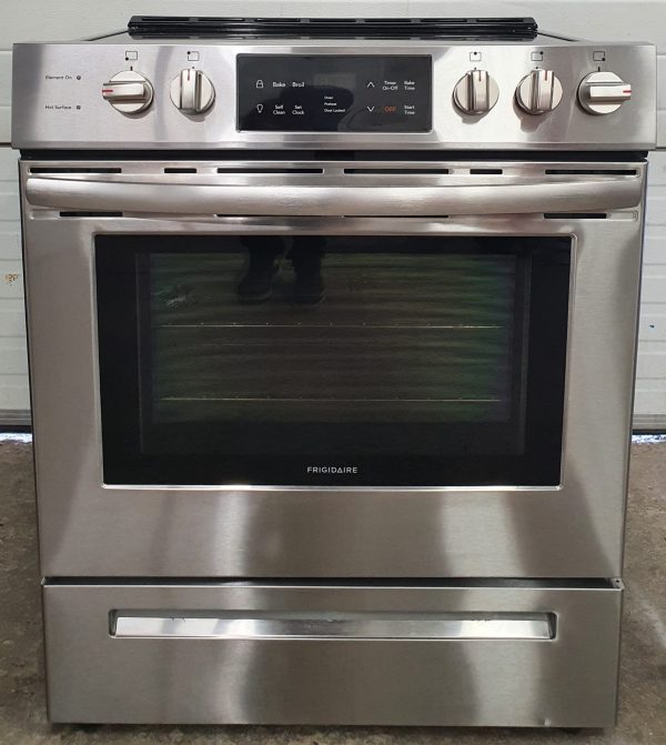 Order Your Used Less Than 1 Year Frigidaire Electric Slide In stove