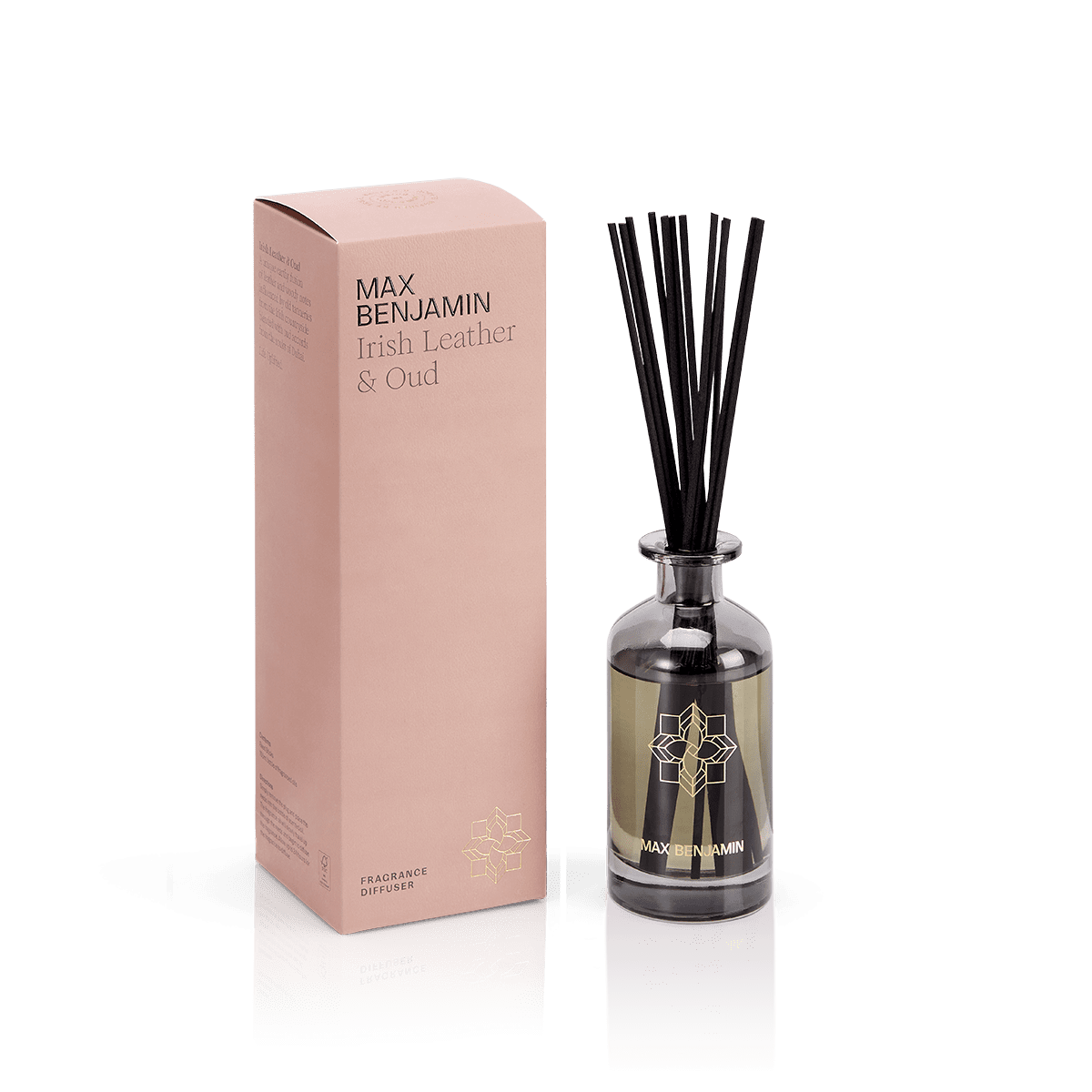 Reed Diffuser Irish Leather & Oud 150ml Max Benjamin