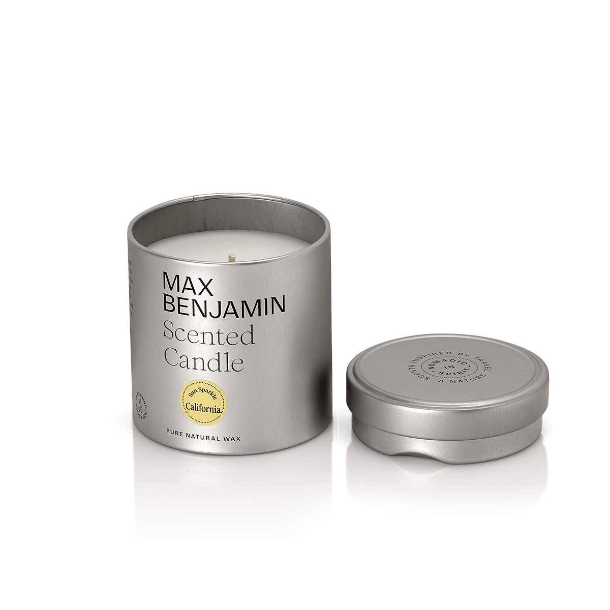 Candle Tin Sun Sparkle California 200g Max Benjamin