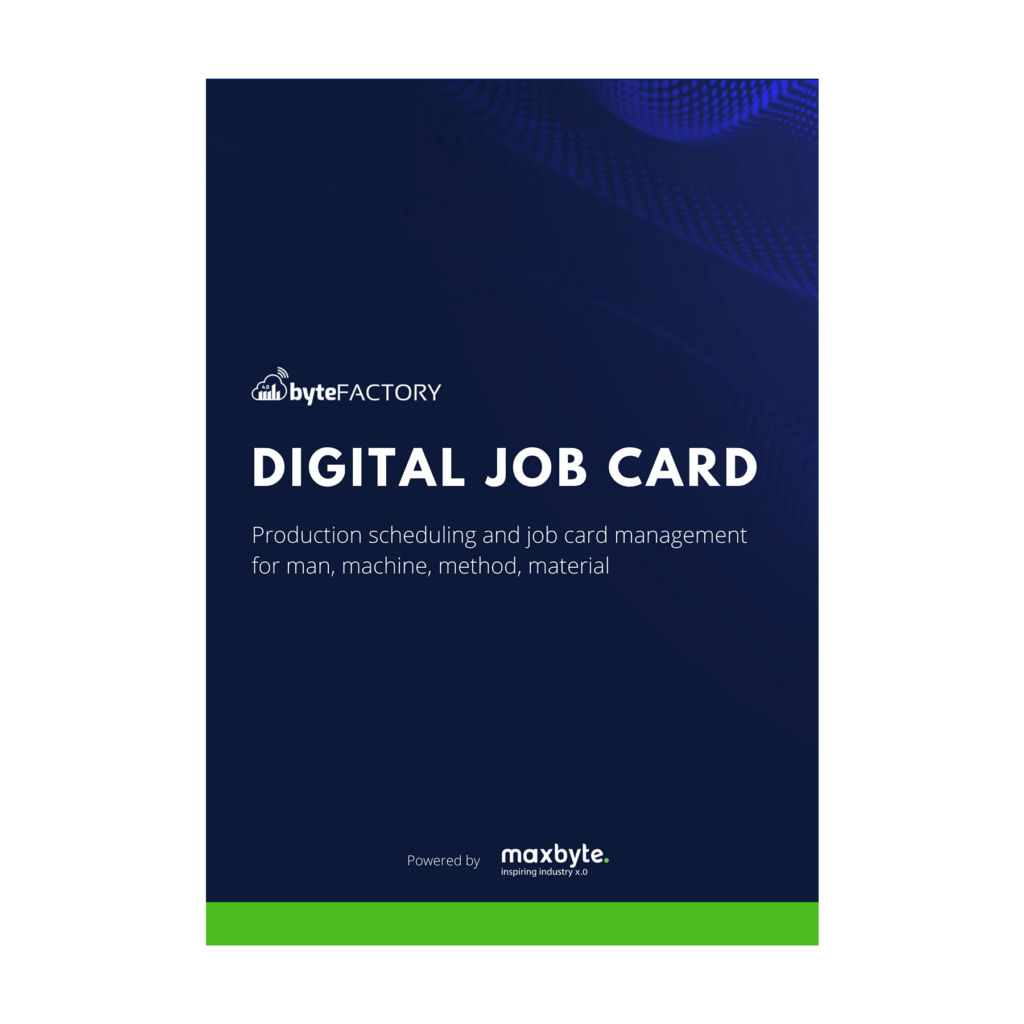 Bytefactory Digital Job Card Inspiring Industry X.0