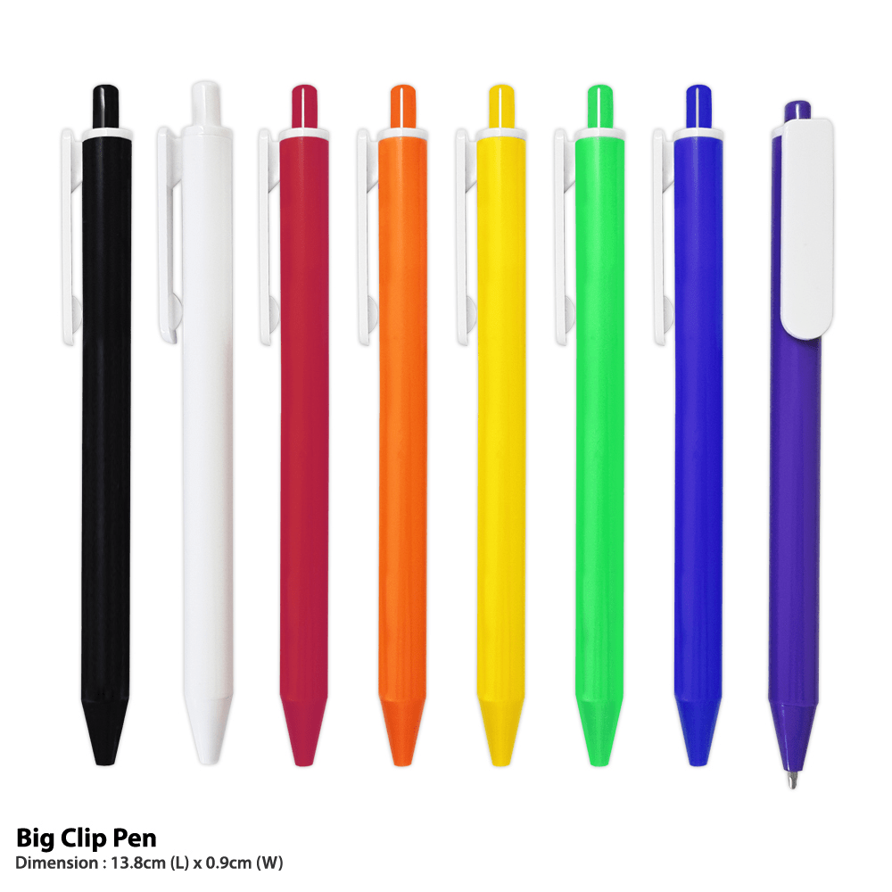 Big Clip Pen Plastic Pen