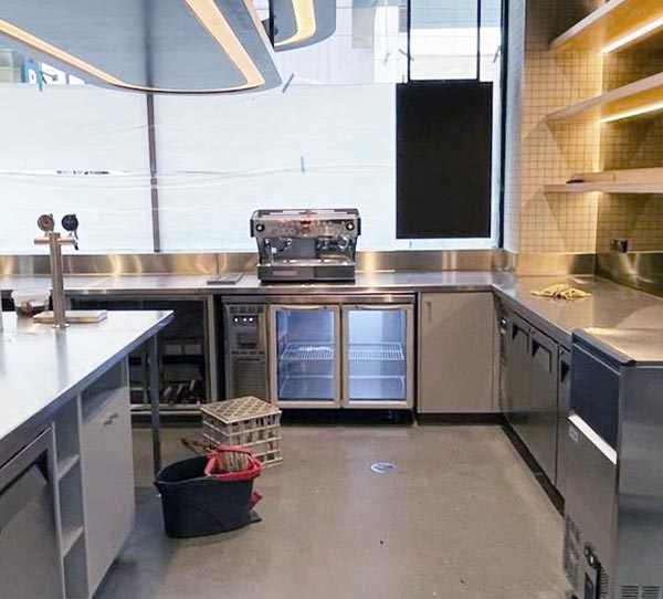 Custom Counter Fridge & Freezer Max Cool