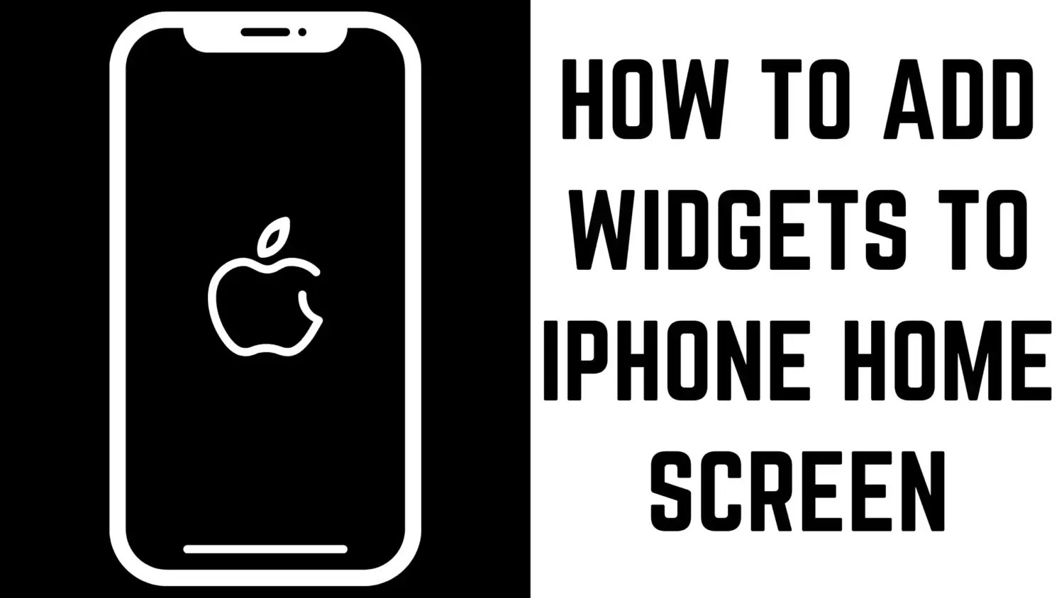 How to Add Widget to iPhone Home Screen