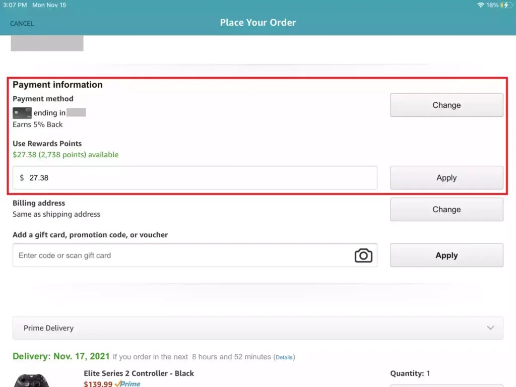 How to Use Amazon Rewards Points
