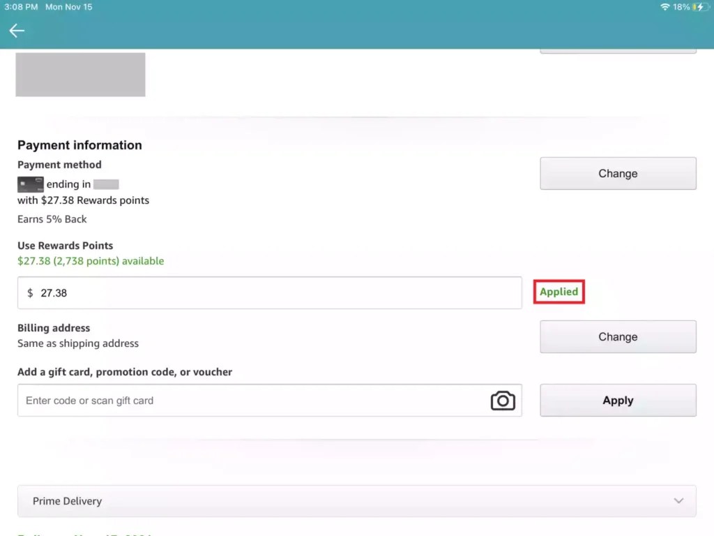 How to Use Amazon Rewards Points