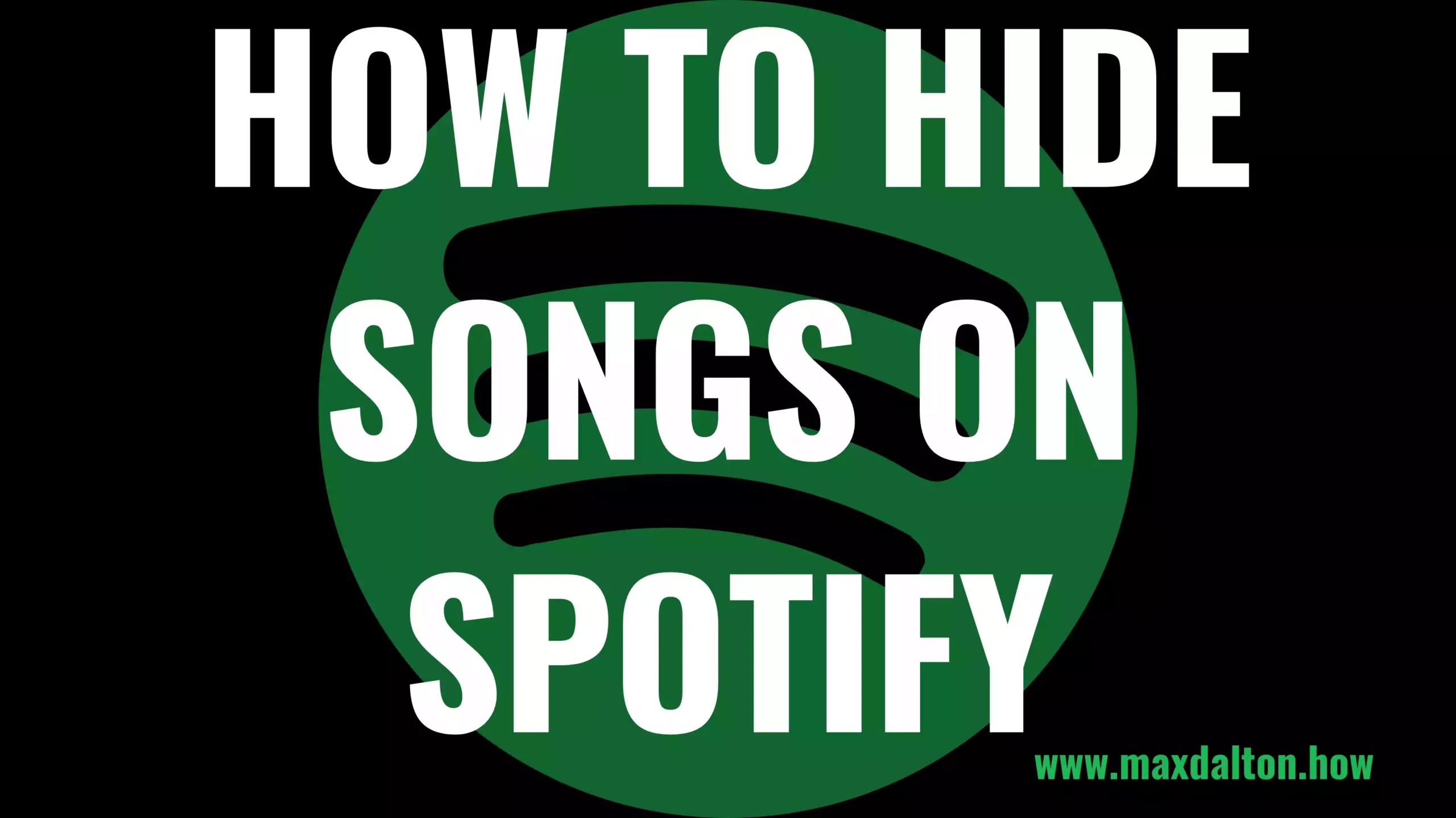 How to Hide Songs on Spotify