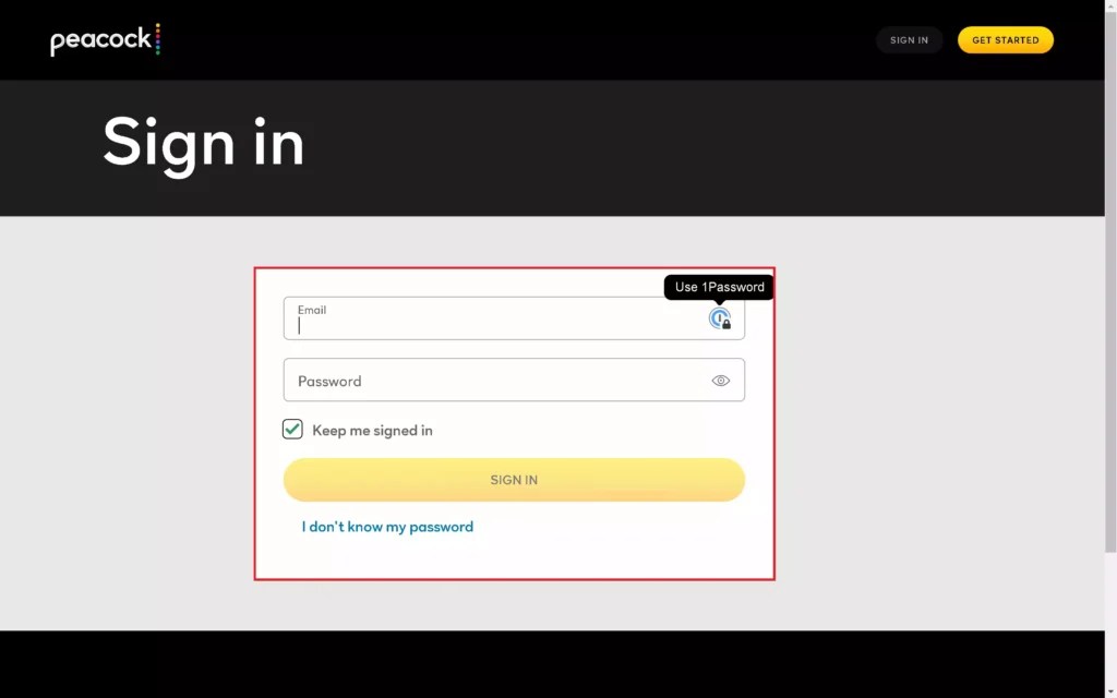 How to Change Peacock TV Password