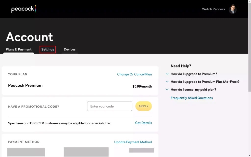 How to Change Peacock TV Password