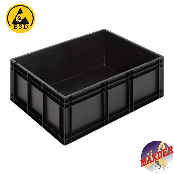 NEWBOX 130 polypropylene conductive container 800x600x320mm Maxder Group