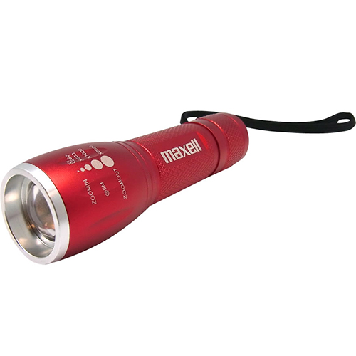 AAA size Battery Aluminum LED Torch with Zoom Function Maxell Australia