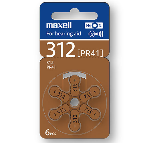 Maxell Hearing Aid Batteries 312 PR 41 Maxell Australia