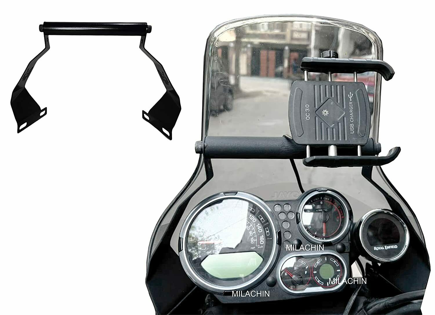 GPS Mount For Himalayan BS6 2021 maxexim