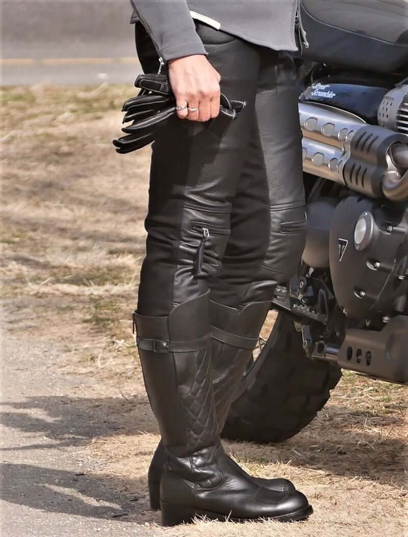 ヒートガードハーフレザーパンツ / MFP2472【レディス】 Ladies’PANTS マックスフリッツ神戸｜MaxFritz