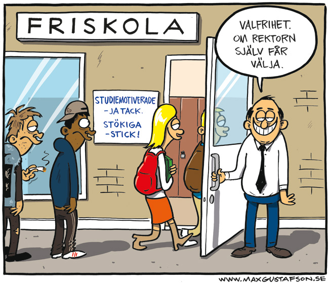Det fria elevvalet Max Gustafson