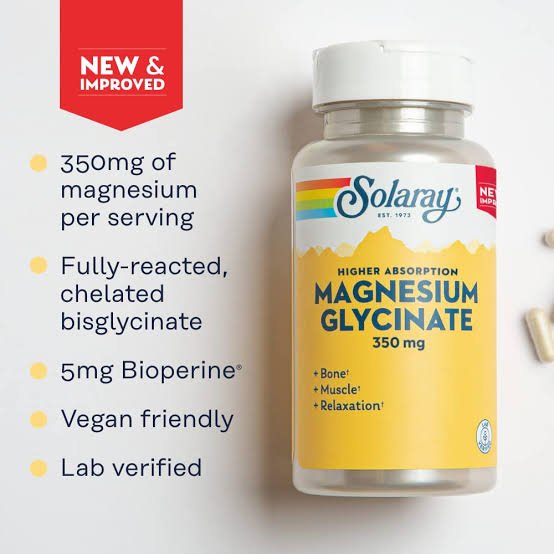 Solaray Magnesium Glycinate 350mg by 120 Capsules Maxhub Pharmacy