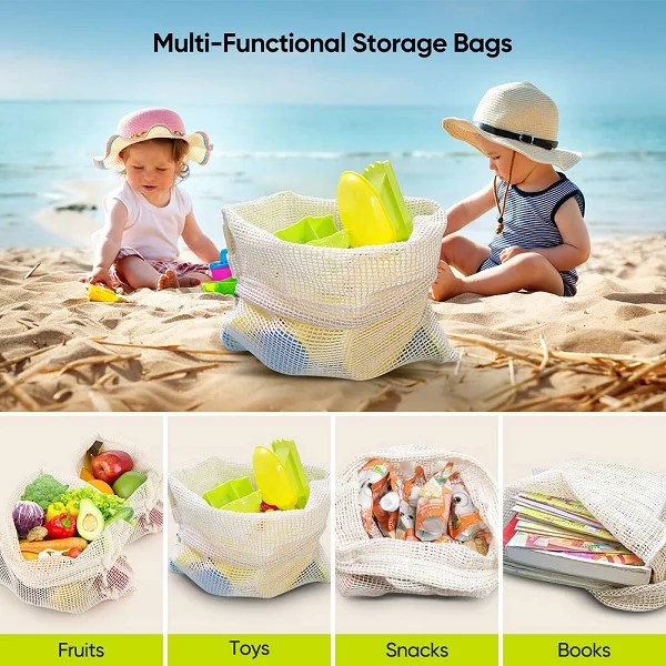 EcoFriendly and Reusable 100 Organic Cotton Storage Bag Max Idea Store