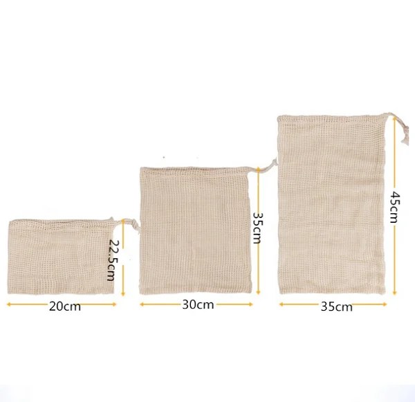 EcoFriendly and Reusable 100 Organic Cotton Storage Bag Max Idea Store