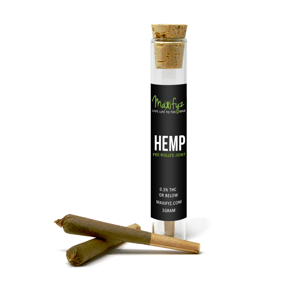Hemp PreRolled Joint (Glass Tube) (1g)