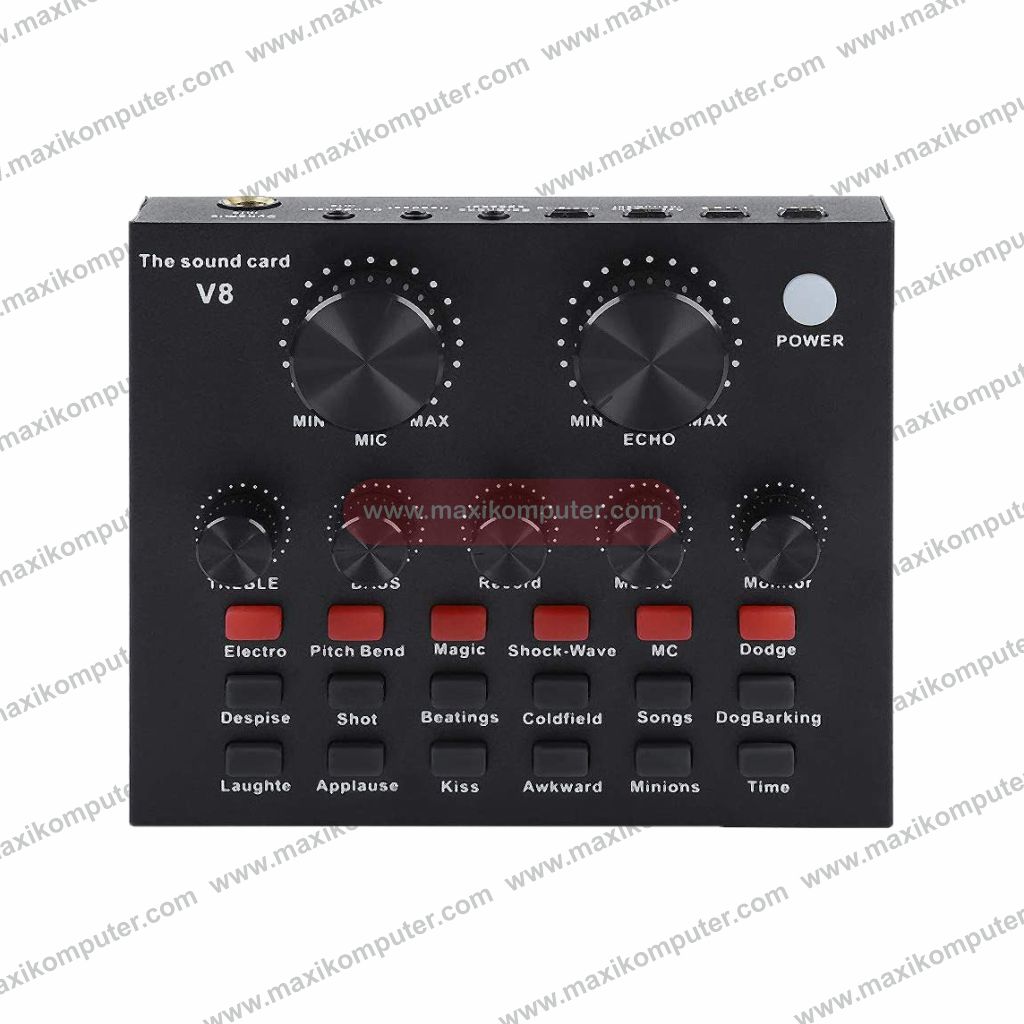 Sound Card V8 Live Sound Card Audio Mixer USB Maxi Komputer
