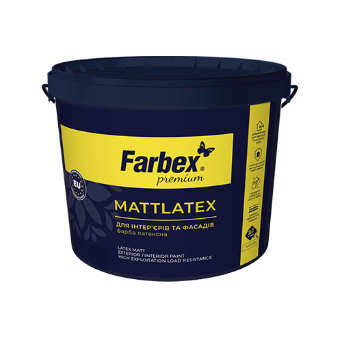 Mattlatex Farbex wall paint