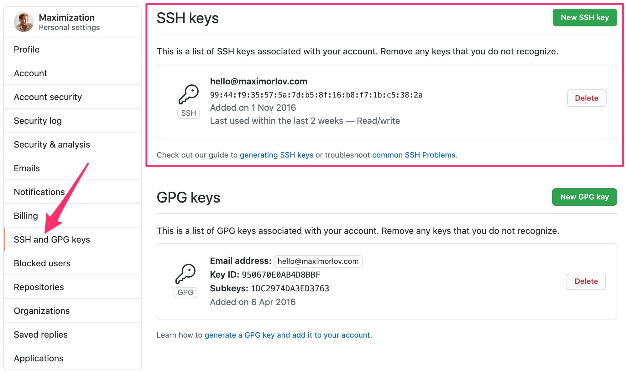 Fix "Permission Denied" Error From Github Maxim Orlov