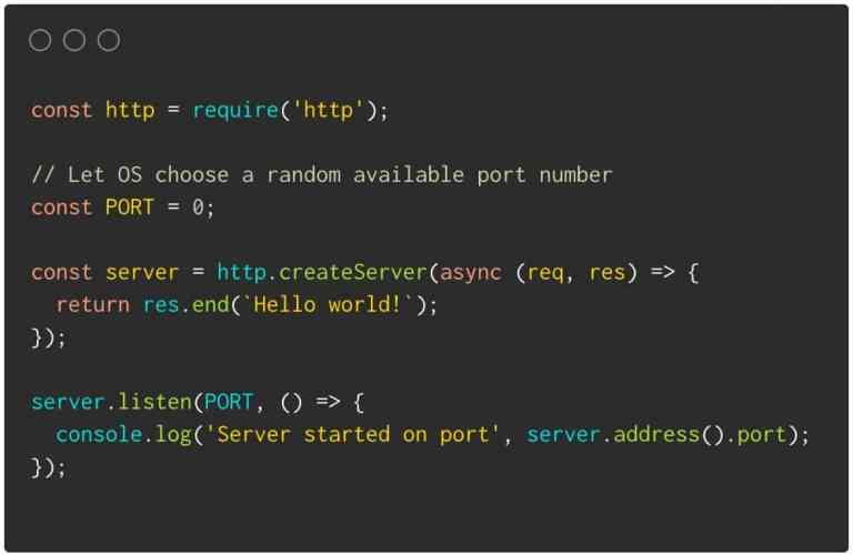 Assign a Random Port to Node.js Server Maxim Orlov