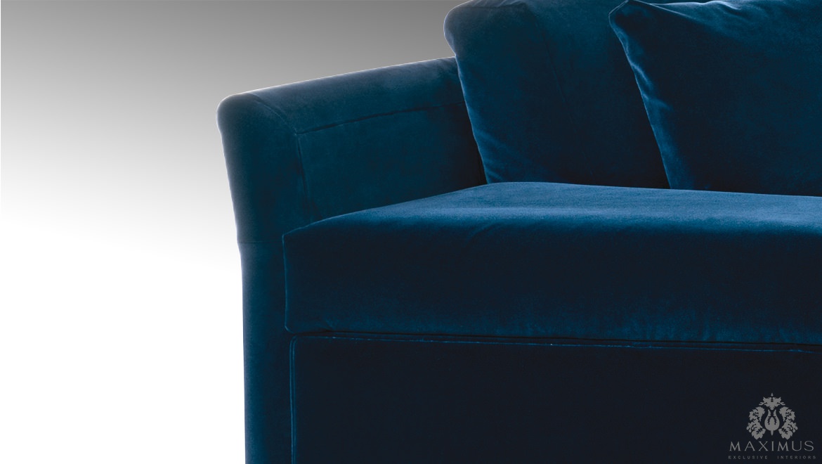 Диван, стиль артдеко, дизайн Fendi Casa, модель Artu Round Sectional sofa